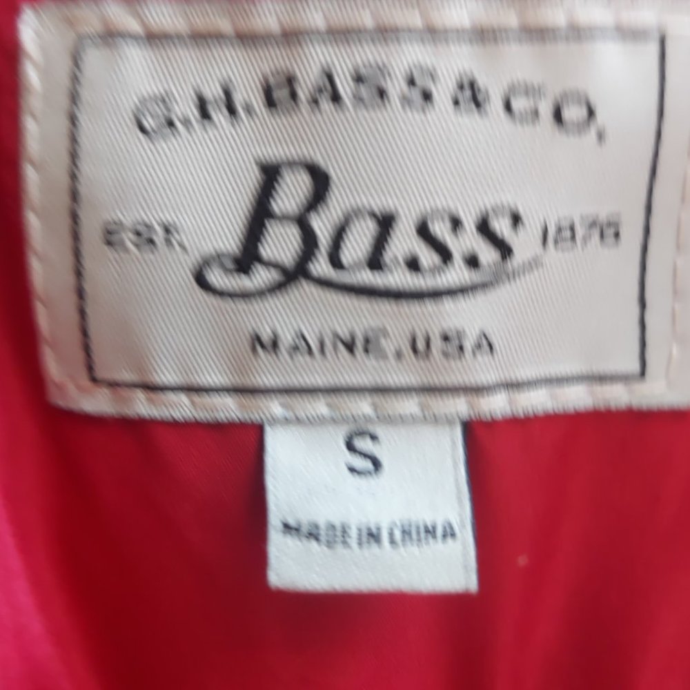 NWT G.H.Bass Womens Red Quilted Outdoors Vest  Small - Picture 13 of 14